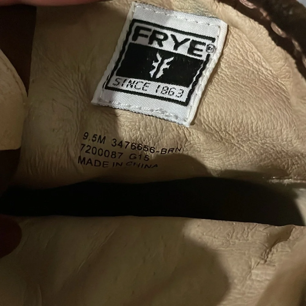 FRYE Parker Moc Short Boot in Brown- Oiled Leather
